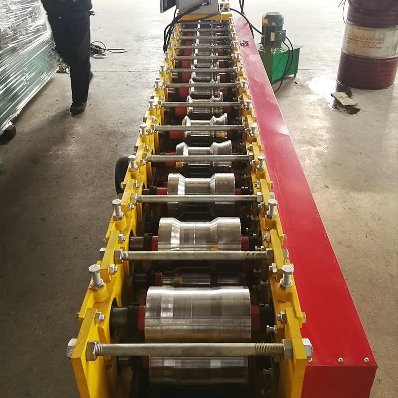 Roller shutter door machine